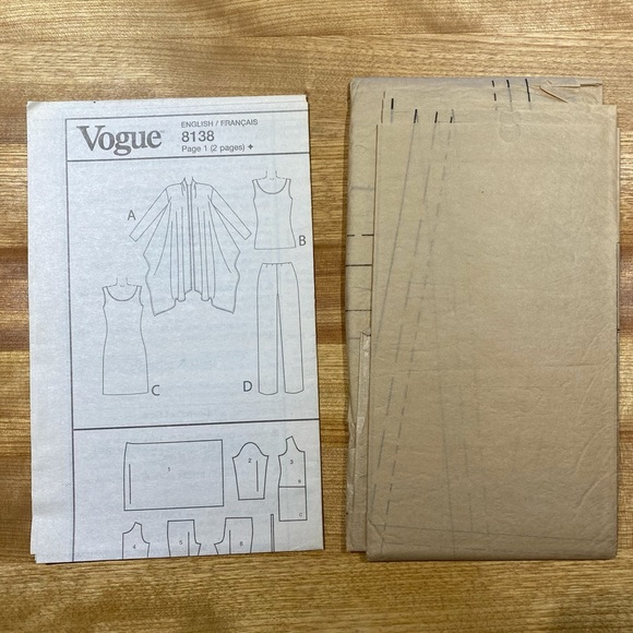 🪡 VOGUE Easy Options Misses’ Jacket, Top, Dress and Pants Sewing Pattern V8138 - Picture 5 of 7